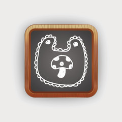baby bib doodle drawing
