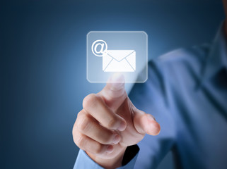 pressing modern social buttons