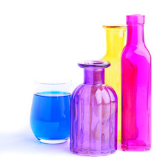 colorful bottles