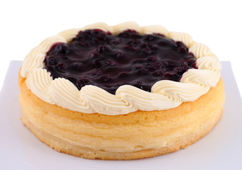 Blueberry cheesecake.