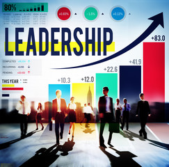 Leadership Learder Lead Management Coach Concept