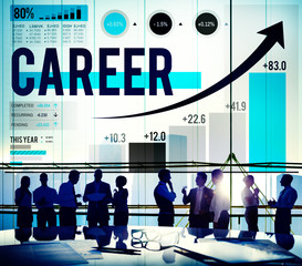 Career Employment Data Analysis Recruitment Concept