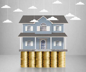 home model on a coins