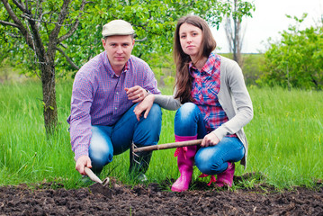 Family in the Garden