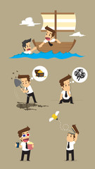 Set,Businessman Character