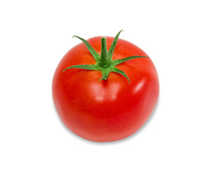 Ripe red tomato