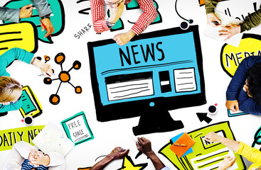 News Article Advertisement Publication Media Journalism Concept