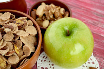 breakfast on table