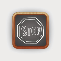 stop sign doodle