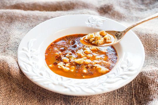 Turkish Ravioli Soup