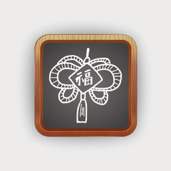 Chinese New Year; lucky Chinese knot means 