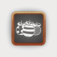 Christmas decoration doodle