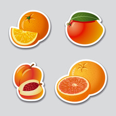 fruits stickers