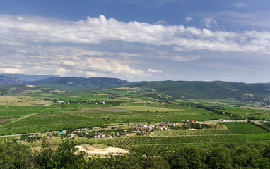 Obraz premium Beautiful landscape near Mount Sapun. Sevastopol, Crimea, Russia