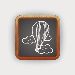 doodle hot air balloon