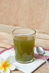 Gotu kola's leafs drink.