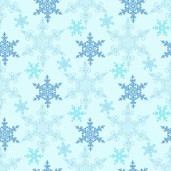 Hand-drawn doodles natural color snowflake seamless. Zentangle mandala style.
