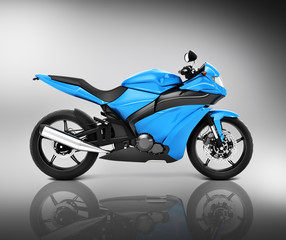 Obraz na płótnie Canvas Brandless Motorcycle Motorbike Vehicle Concept