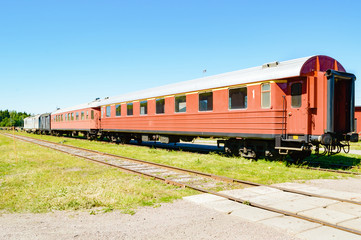 Obraz premium Train cars