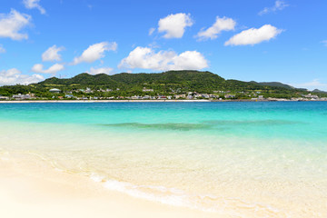 Plakat 沖縄の美しいビーチ