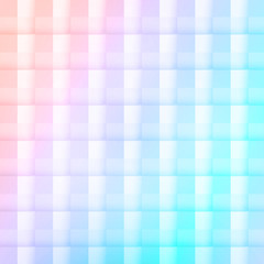 Vector Abstract geometric shape from gray cubes. 