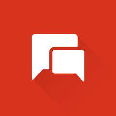 Fototapeta premium Flat Long Shadow Metro App