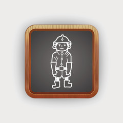 fireman doodle
