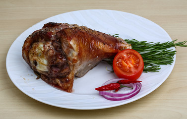  Rosted turkey leg