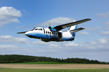 Here is the plane used for parachuting