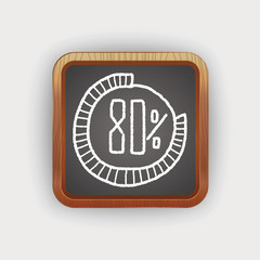 infographic chart doodle drawing