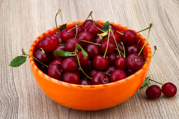 Cherry in the bowl
