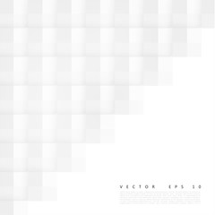 Vector Abstract geometric shape from gray cubes. 