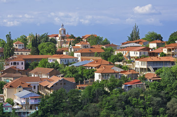 View on Signaghi from above