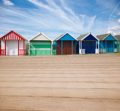 Beach huts