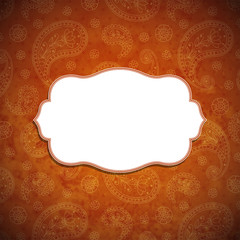 Frame in the Indian style