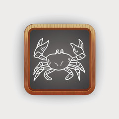 Crab doodle