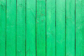 Emerald Green Wooden Background