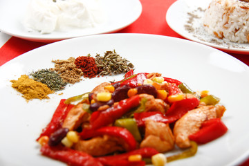 Meksika Usülü Tavuk