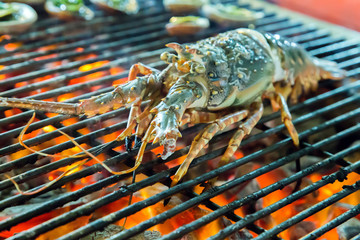 grill lobster bbq