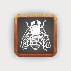 fly bug doodle