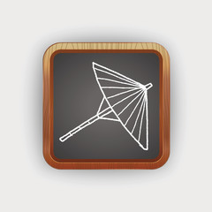 umbrella doodle drawing