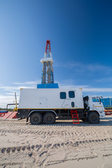 oil well for oil and gas production, installation