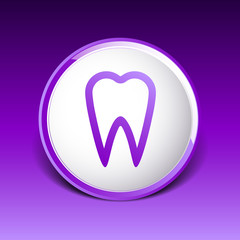 icon toothache vector sign line clinic symbol whitening 