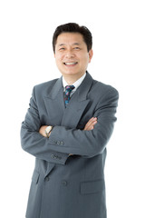 笑顔のビジネスマン