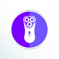 electric shaver razor icon symbol vector illustration