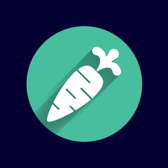 Carrots polygons trend logo icon vector style signs