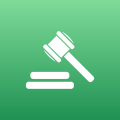 icon gray background gavel law legal hammer