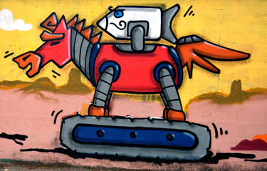 Mechanical Horse - Graffiti