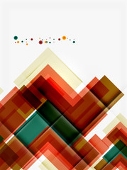 Clean colorful unusual geometric pattern design