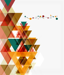 Clean colorful unusual geometric pattern design